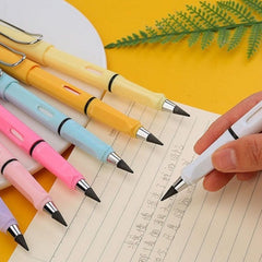 2-in-1 Everlasting Magic Pencil with Replaceable Eraser (1 Pc / Mix Color)