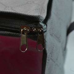 Clothes Storage Bag with Zipper & Handles