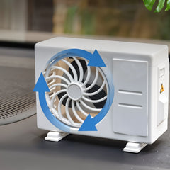 Solar-Powered Car Air Freshener with Built-in Perfume Diffuser for Dashboard & AC Vent