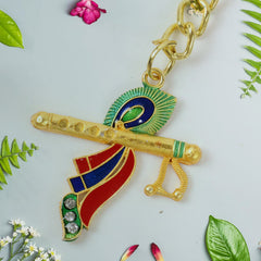 Peacock Flute Keychain Set (2 Pc Mix Design)