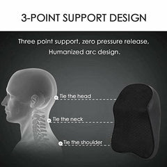 Memory foam car neck support cushion