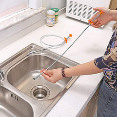 Flexible Spring Drain Cleaning Tool with Hand Grip (1 Pc / 90 Cm)
