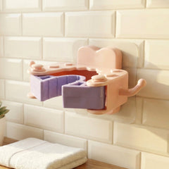 Wall Mounted Broom & Mop Holder Clips (4 Pc Set)