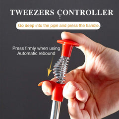 Flexible Spring Drain Cleaning Tool with Hand Grip (1 Pc / 90 Cm)