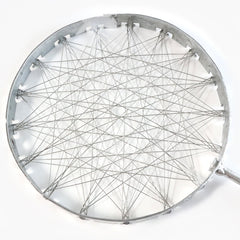 Stainless Steel Wire Skimmer with Wooden Handle (1 Pc)