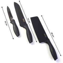 3-in-1 Professional Kitchen Knife Set (1 Set)