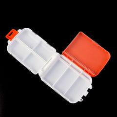 Portable Dual-Sided Pill Organizer Box (1 Pc)
