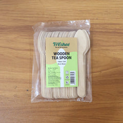 110mm Wooden Tea Spoon – 30 Pcs Pack
