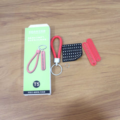 Anti-Lost Keychain with Number Plate – 1 Pc
