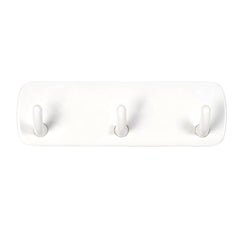 3 Pin Plastic Cloth hanger, Wall Door Hooks Rail for Hanging Clothes.