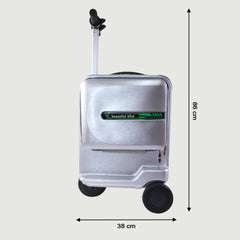 Electric Ride-On Scooter Travel Bag with Foldable Trolley (1 Pc)
