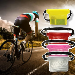 Adjustable strap waist pouch