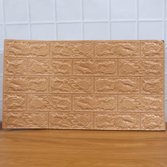 Wallpaper 3D Foam Wallpaper Sticker Panels (76 x 70 Cm / 1 Pc)