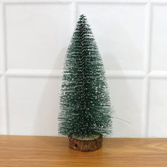 Mini Artificial Christmas Tree with Snow Effect (1 Pc)