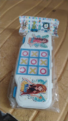 Kids Pencil Box with Built-in Tic Tac Toe Game