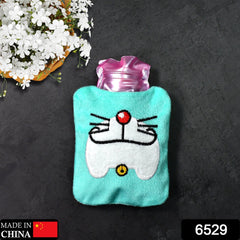 1 Pc Doremon Cartoon small Hot Water Bag with Cove