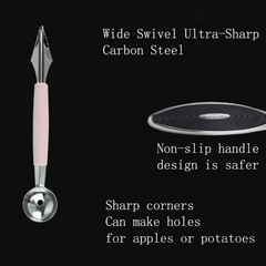 Multifunctional Fruit scooper & peeler Garnish Kit
