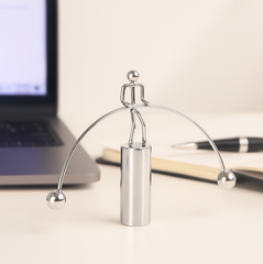 Mini Steel Balance Toy Newton Cradle Pendulum Desk Metal Decoration for Home Crafts