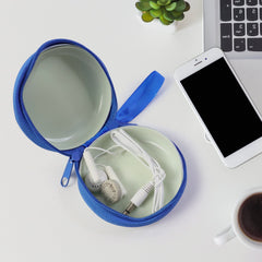 Kids Cartoon Superhero Earphone With Case (1 Pc Set)