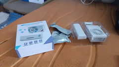 Solar-Powered Car Air Freshener with Built-in Perfume Diffuser for Dashboard & AC Vent