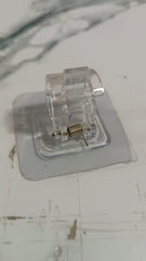 Self-Adhesive Transparent Wall with Spring-Loaded Anti-Slip Clip (1 Pc)