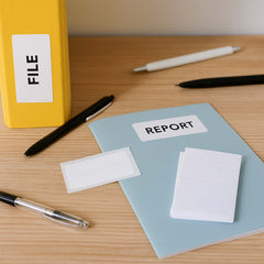 Premium All Purpose Adhesive White Labels (128 Labels)