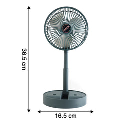 Small rechargeable desk fan
