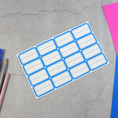 1 Sheets Self-Adhesive Label Stickers