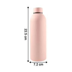 Stainless Steel Double Wall Vacuum-Insulated Drink Water (Pink / 500 ML Approx)