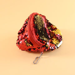 Stylish Sequin Mini Cap-Shaped Coin Purse (1 Pc)