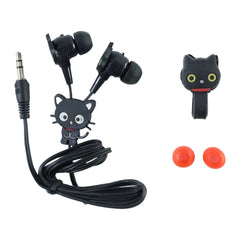 Cute Cartoon Style Wired In-Ear Earphones (1 Set)