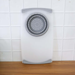 2 in 1 Over-Sink Cutting Board with Built-In Collapsible Strainer (50 x 28 Cm)