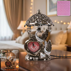 Table Lamp with Clock