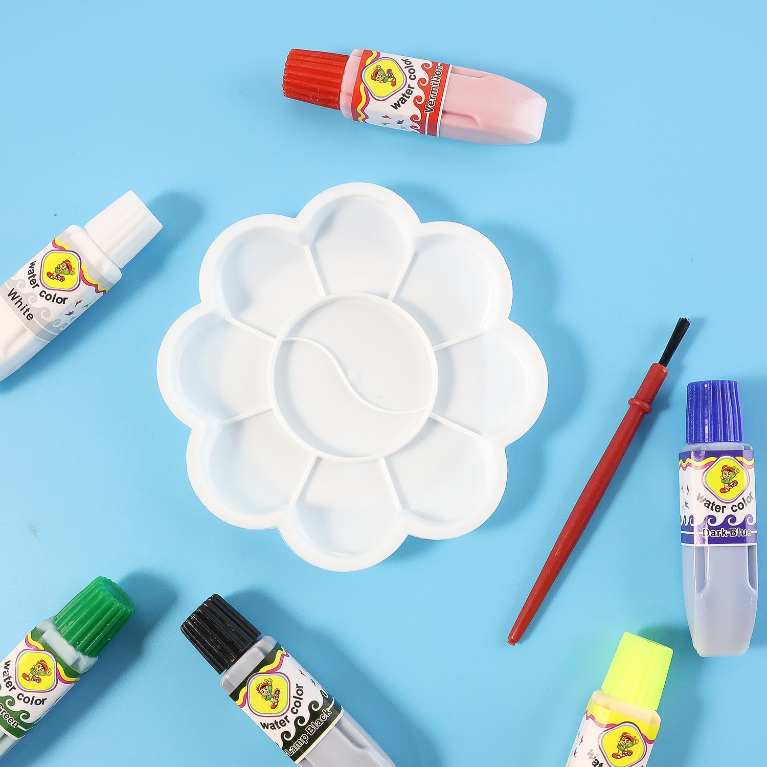 Mixing palette painting kit