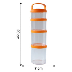4-in-1 Stackable Dry Fruit Storage Container (1 Set)