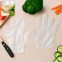 Eco-Friendly Kitchen Hand Gloves, Disposable hand gloves, Free size (100 Pc)