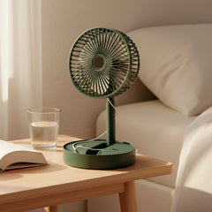 Foldable Mini Desk Fan with Adjustable Height and Angle (1 Pc)