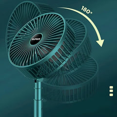Foldable Mini Desk Fan with Adjustable Height and Angle (1 Pc)