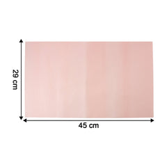 Transparent Plastic Fridge Mat 45 x 29 cm (4 Pc)