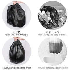 Durable trash bag roll