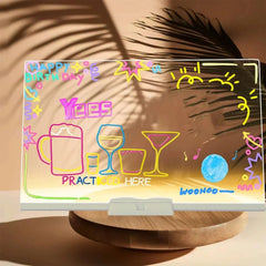 LED Acrylic Writing Board with USB Power (1 Set)