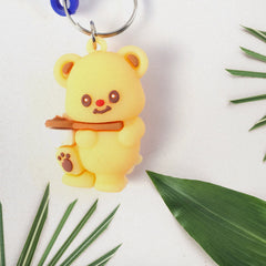 Cute Bear Character Keychain (1 Pc)