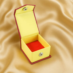 Premium Elegant Ring Gift Box with Soft Velvet Cushion