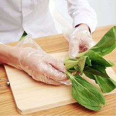 Eco-Friendly Kitchen Hand Gloves, Disposable hand gloves, Free size (100 Pc)