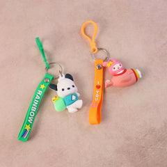 Cute Cartoon Character Bag Charm Keychain (1 Pc, Mix Design)