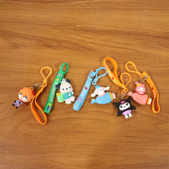 Cute Cartoon Character Bag Charm Keychain (1 Pc, Mix Design)