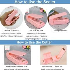 Mini Plastic Bag Sealer – Portable Heat Sealing Machine (Battery Operated / 1 Pc)