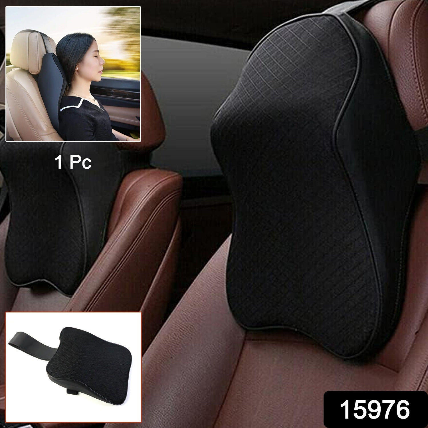 Car headrest neck pillow for driving