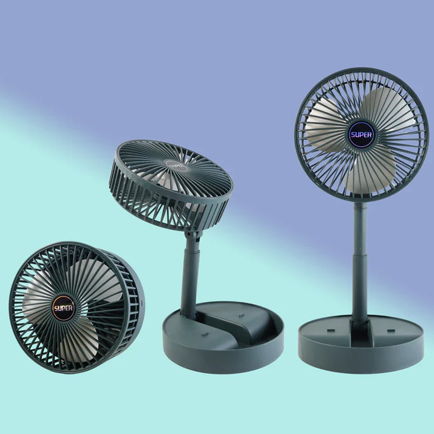 Personal table fan mobile stand