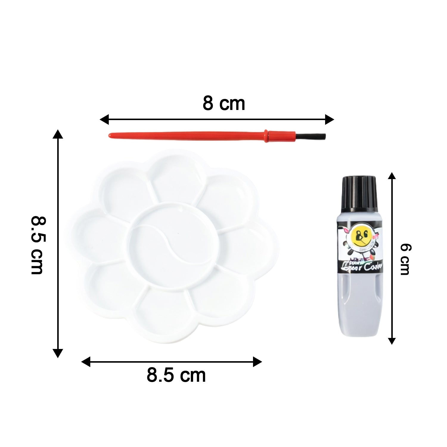 Art kit with colours